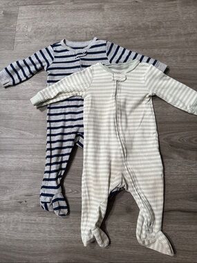 Carters Striped Footie Onesie Bundle